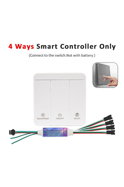 Choice19 1to4 Sync Controller WS2811 Horse Race Running Water Led Strip 24V C...