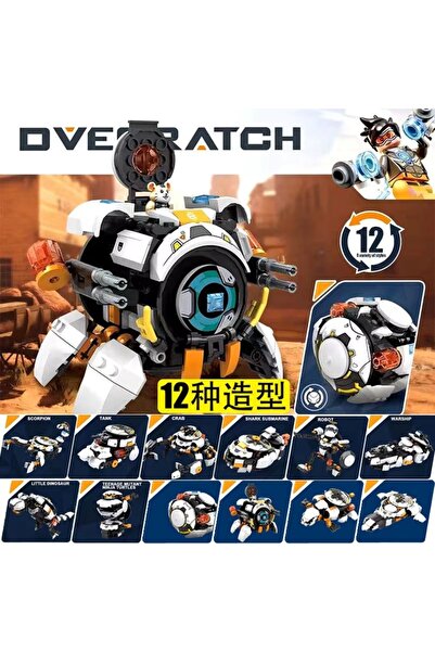 Choice مجسم صغير لشخصية كرة الهدم من لعبة أوفر واتش، لون أسود، قابل للتنسيق