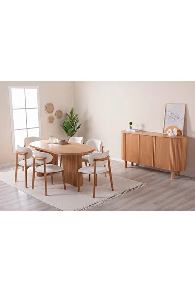 Vivense SOLİ BOHEM KAYIN AHŞAP KONSOL, BEJ