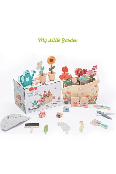 Choice My Little Garden Children simulation toy Flower Garden Toy Playset,Toddlers Wooden Toys outdoor Play