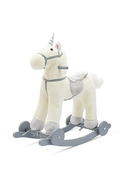 BabyMix_SP Calut balansoar, Baby Mix, Unicorn, Cu melodii si roti, Materiale moi si placute la atingere