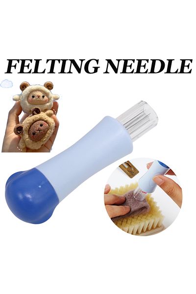 Choice Hot Sale Felting Needle with 7Needles Plastic Household Handmade DIY Starter Tool Materials Blank...