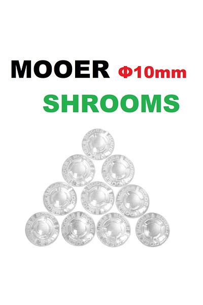 Choice 10pcs Mooer SHROOMS Footswitch Toppers Candy Plastic Bumpers Electric Guitar Effects Pedal Protector
