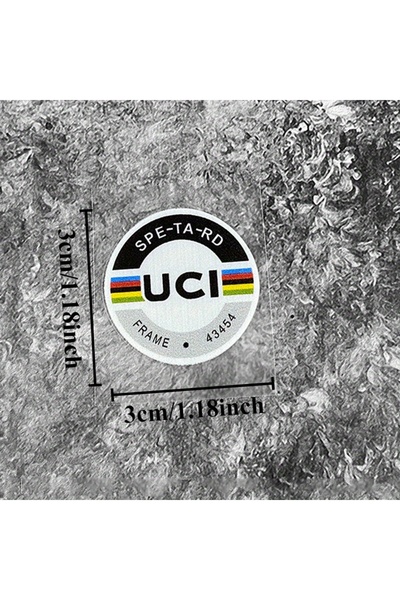 Choice قطعة واحدة من ملصقات إطار الدراجة الجبلية المعتمدة من الاتحاد الدولي ل...