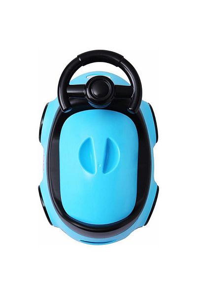 Flippy Olită pentru copii, rabatabilă, +1 an, portabilă, design auto cu capac, ușor de curățat, albastră