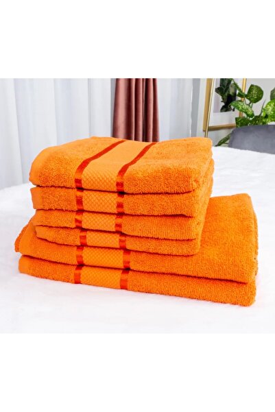 Sale4u Set 6 Towels 100% Cotton – 400 g/m² – Ultra Absorbent and Comfortable,...