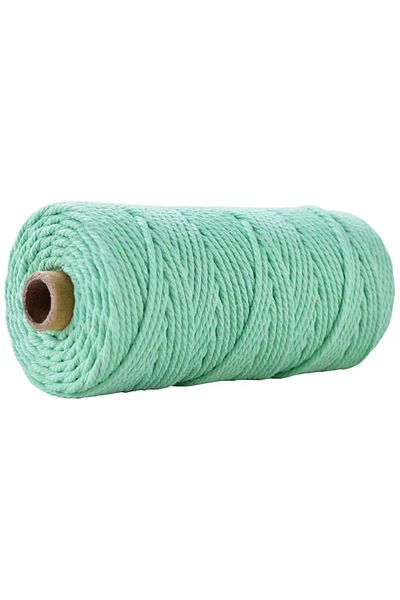 Choice 19 110Yards Handmade Boho Decor 3Mm 100% Colorful Cotton Cord Rope Thread Twisted Macrame String Diy