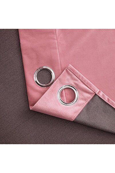 Metropolitan Concept Set of two full blackout velvet curtains, worked on staple rings