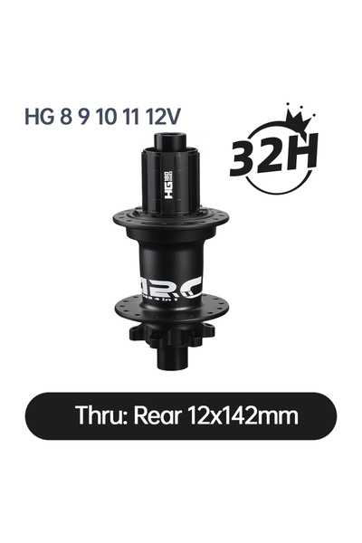 Choice محور دراجة جبلية R BLACK HG TA ARC MT088 بستة مخالب و180 نقرة ومحمل مح...