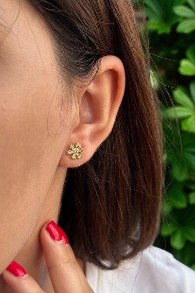 Utku Kuyumculuk 22 AYAR KAR TANESİ KÜPE