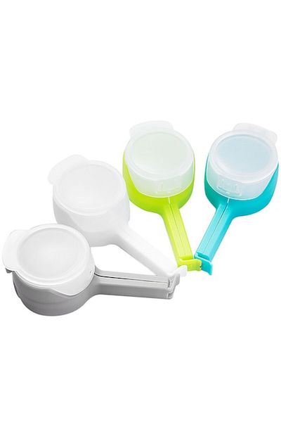Briggs Set 4 cleme cu capac, pentru sigilare pungi alimente, material ABS, multicolor,