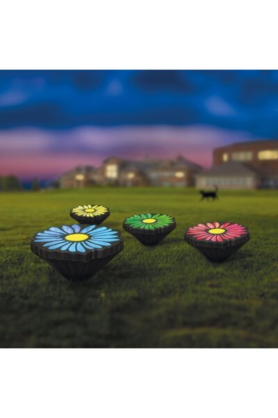 Primlife Lampă solară LED cu model floral, culoare 360 cm, bandă LED decorati...