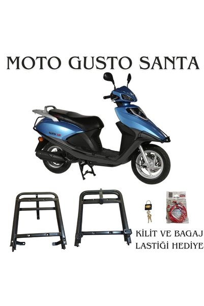 NAZİLLİ AVM MOTOGUSTO SANTA 125 KIZAKLI KURYE PAKET ÇANTA DEMİRİ
