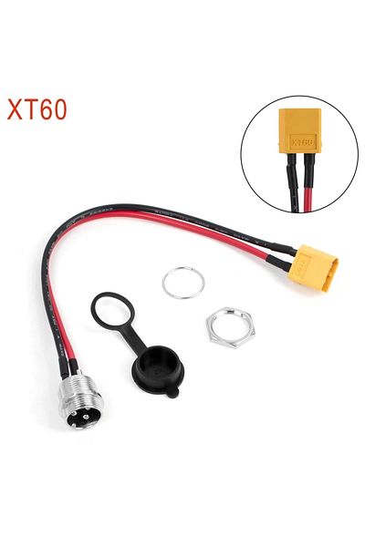 Choice XT60 XT60 XT30 مقبس GX16 منفذ شحن ثلاثي الدبابيس لـ VSETT 8 8+ 9 9+ 10+ ZERO 8 9 10 8X 10X 11X
