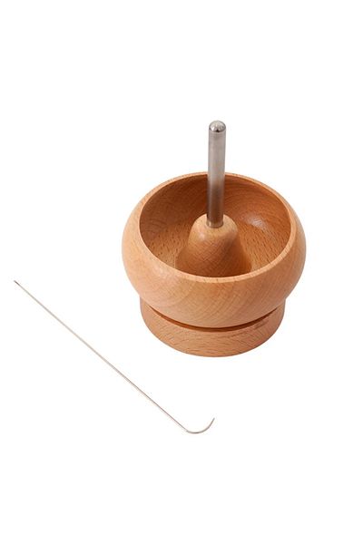 Choice1 A A Variety of Wooden Beaded Bowls DIY Handmade Cross Border Weaving Rice Bead Tool Detachable Embr.