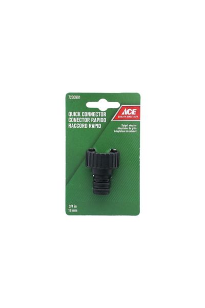 ACE Quick Male Faucet Connector 3/4 Inch