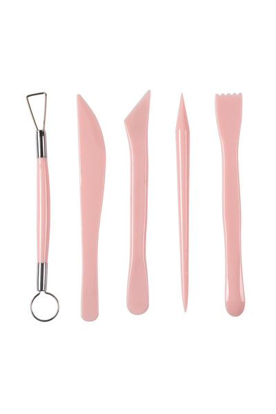 Choice1 5pcs pink 5 pieces/Multi-color plastic clay, clay sculpture art suppl...