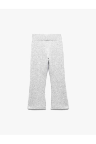 Koton Basic Spanish Leg Trousers with Elastic Waist