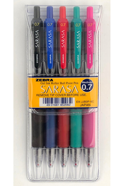 Zebra قلم ساراسا 0.7 بطاقة 5C صندوق من 12