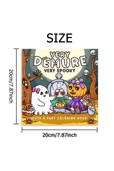 Choice MULTI SPOOKY Bold-easy Patterns Coloring Book for Adults Cute Drawing Book Perfect Gift for Party an