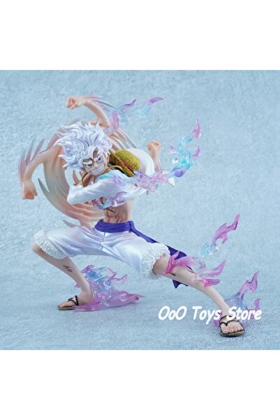 BANDAI نيكا لوفي 19 سم/7.48 بوصة أنمي ون بيس مجسمات متأرجحة من مجموعة نيكا لو...