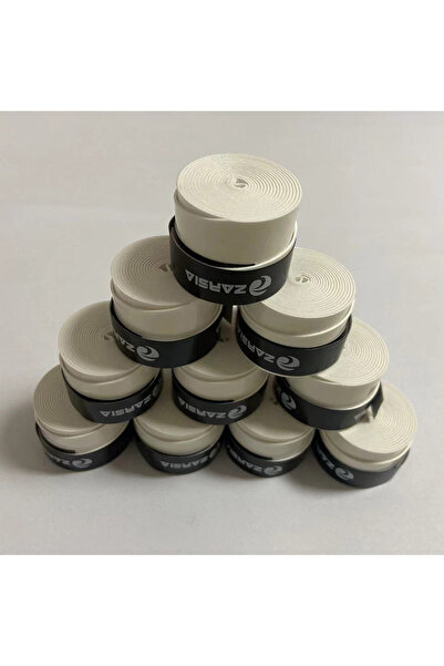 Choice مقبض مضرب تنس لاصق مضاد للانزلاق من زارسيا أبيض، مقابض تنس الريشة مضاد...