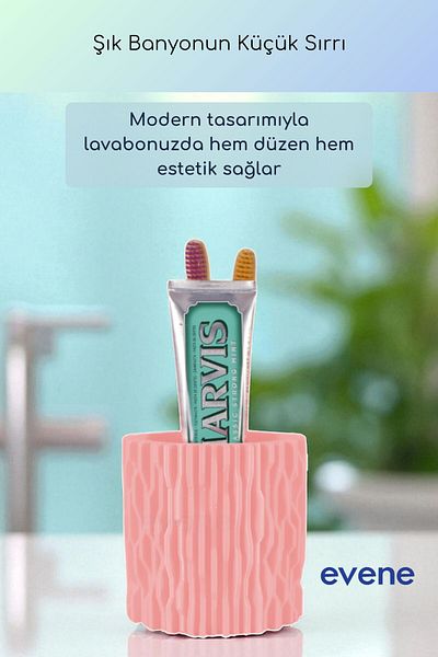 Evene Θήκη οδοντόβουρτσας Βάση οδοντόβουρτσας Βάση οδοντόβουρτσας Ανοιχτό ροζ Χρώμα Μοντέλο 78