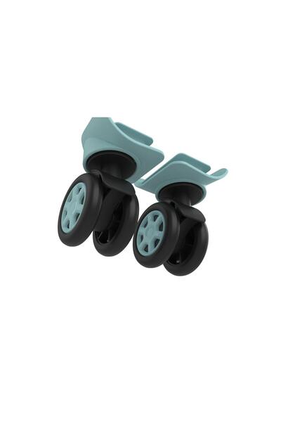 keo-plus Pp Suitcase Wheel Right and Left Turquoise Color