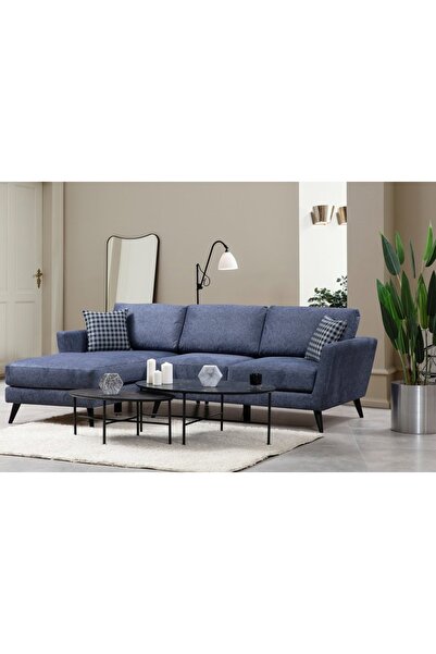 Vivense VALS KÖŞE KOLTUK, MAVİ, SOL KÖŞE