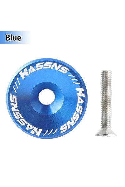 Choice غطاء رأس سماعة رأس الدراجة الجبلية من HASSNS باللون الأزرق، غطاء رأس ل...