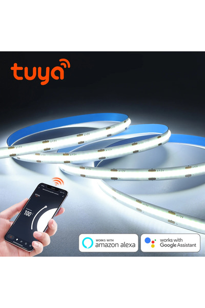 Choice شريط LED COB فائق السطوع من Tuya Smart Life بطول 10 أمتار مع قابس الات...