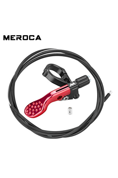 Choice مفتاح رفع عمود مقعد الدراجة الجبلية باللون الأحمر مع كابل للتحكم في مق...