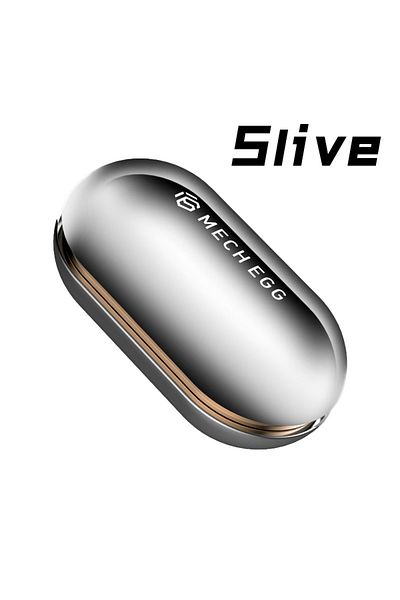 Choice slive A Metal Fidget Slider Toy EDC Pocket Stress Relief Gadget Mechanical Egg Anxiety Relief Cool D
