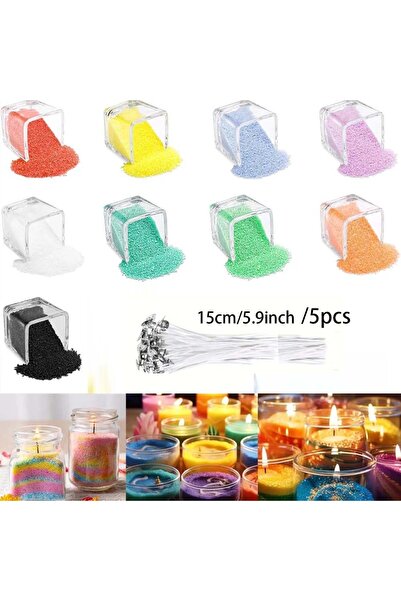 Choice 10color set 10 Colors/10g Sand Wax Candle Making Kit - 10g Granulated ...