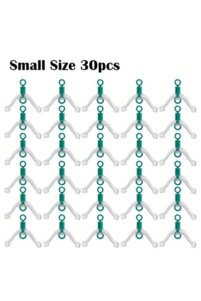 Choice 30 قطعة صغيرة من موصلات الصيد البلاستيكية المضادة للتشابك ذات 8 أشكال،...