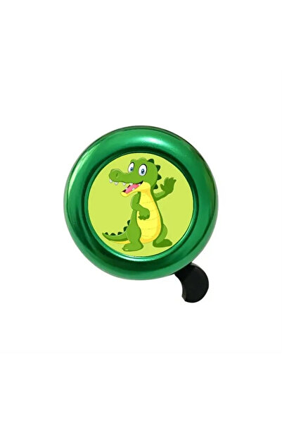 Choice green crocodile Cycling Ring Kids Bicycle Bell Loud Safety Warning Hor...