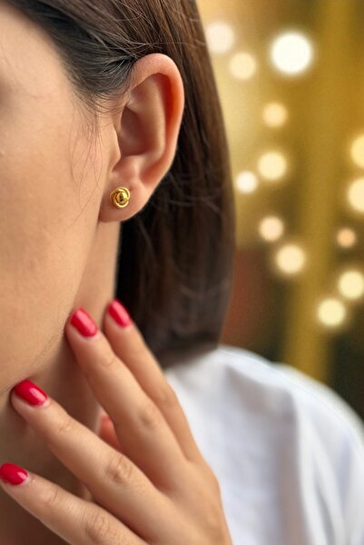 Utku Kuyumculuk 22 AYAR TOP MODEL ÇİÇEK KÜPE