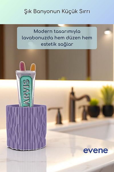 Evene Θήκη οδοντόβουρτσας Βάση οδοντόβουρτσας Βάση οδοντόβουρτσας Εξωτερική μωβ Χρώμα Μοντέλο 78