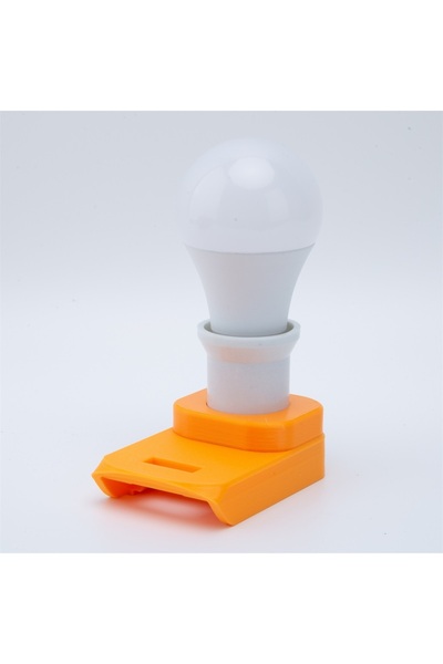 Choice3 مصباح عمل LED من نوع E27 من ديوالت، متوافق مع بطاريات الليثيوم 18 فول...