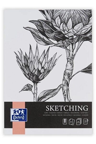 Herlitz Bloc desen Sketching A4 50 file, hartie 120g, cole