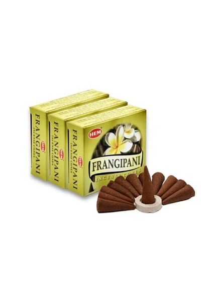 Hem Conuri parfumate cu frangipani - 10 buc.