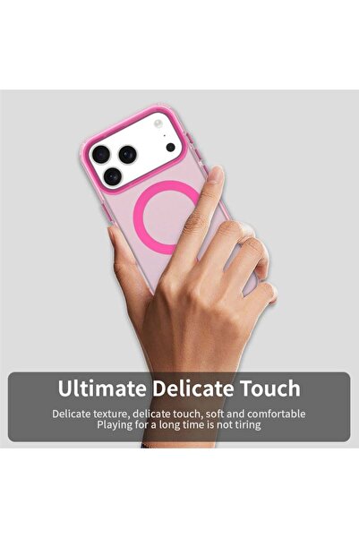 SKYDDAR INNOVATION Θήκη για iPhone 17 Pro Max, CandyCase, Magsafe, σετ αυτοκόλλητων, ροζ