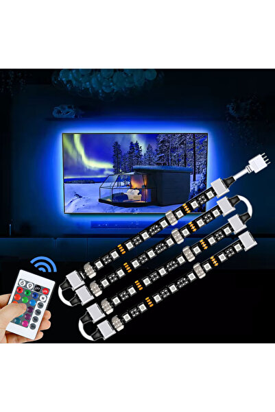 Choice شريط إضاءة LED USB RGB مقاس 55 بوصة 5 فولت شريط إضاءة خلفية LED للتلفز...