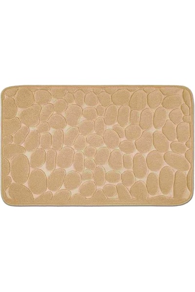 Danex Covoraș de baie antiderapant, Danex, uscare rapidă, model 3D cu pietre,...