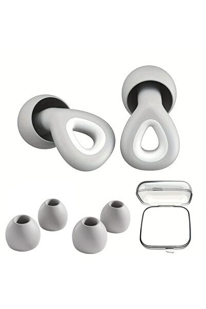 Choice رمادي HUAK زوج واحد من سدادات الأذن السيليكونية، حماية الأذن، حماية ال...