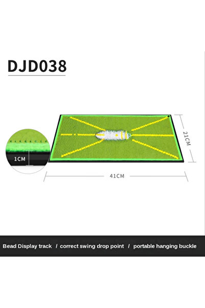 PGM سجادة تدريب الجولف DJD038 لاكتشاف التأرجح، وتتبع الكرة، ووسادات مسار التأرجح