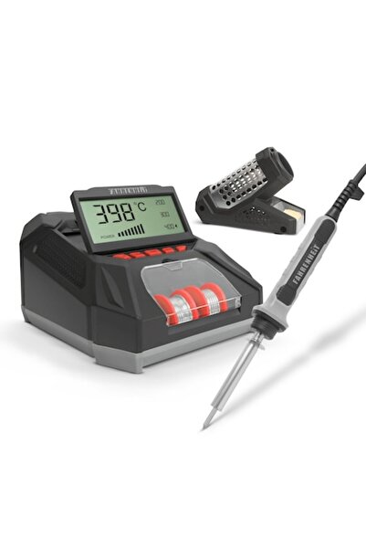 Primlife Stație de lipit digitală cu afișaj LCD, vârf de lipit, placă și bure...