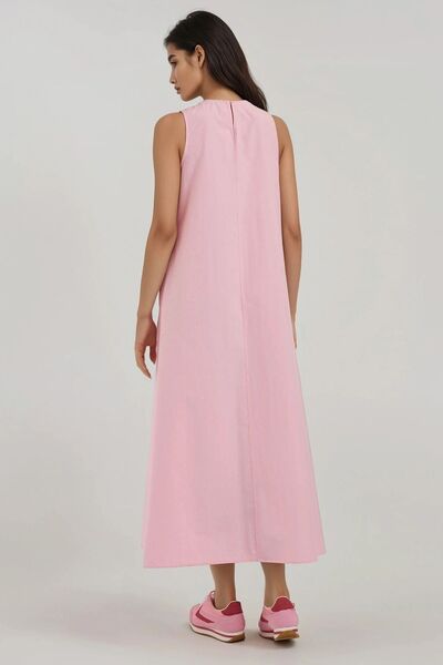 Hiccup Mixray Collection Maxi šaty s výstřihem a bez rukávů A-Form