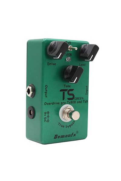 Choice Demonfx TS GREEN Overdrive Pedal,High Quality TS9 And TS808 Overdrive Booster Guitar Effect Pedal