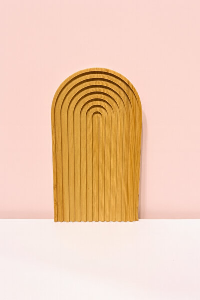 Homerest Bambu Oval Sunumluk, Bambu Çizgili Oval Sunumluk, Bambu Servis Sunum...